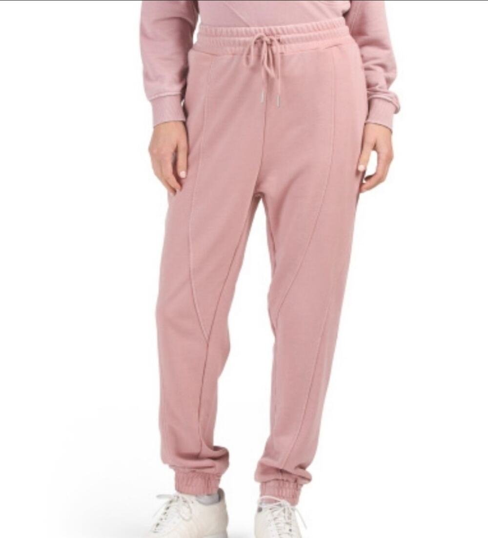 7 for All Mankind jogger sweatpants loungewear dusty rose S